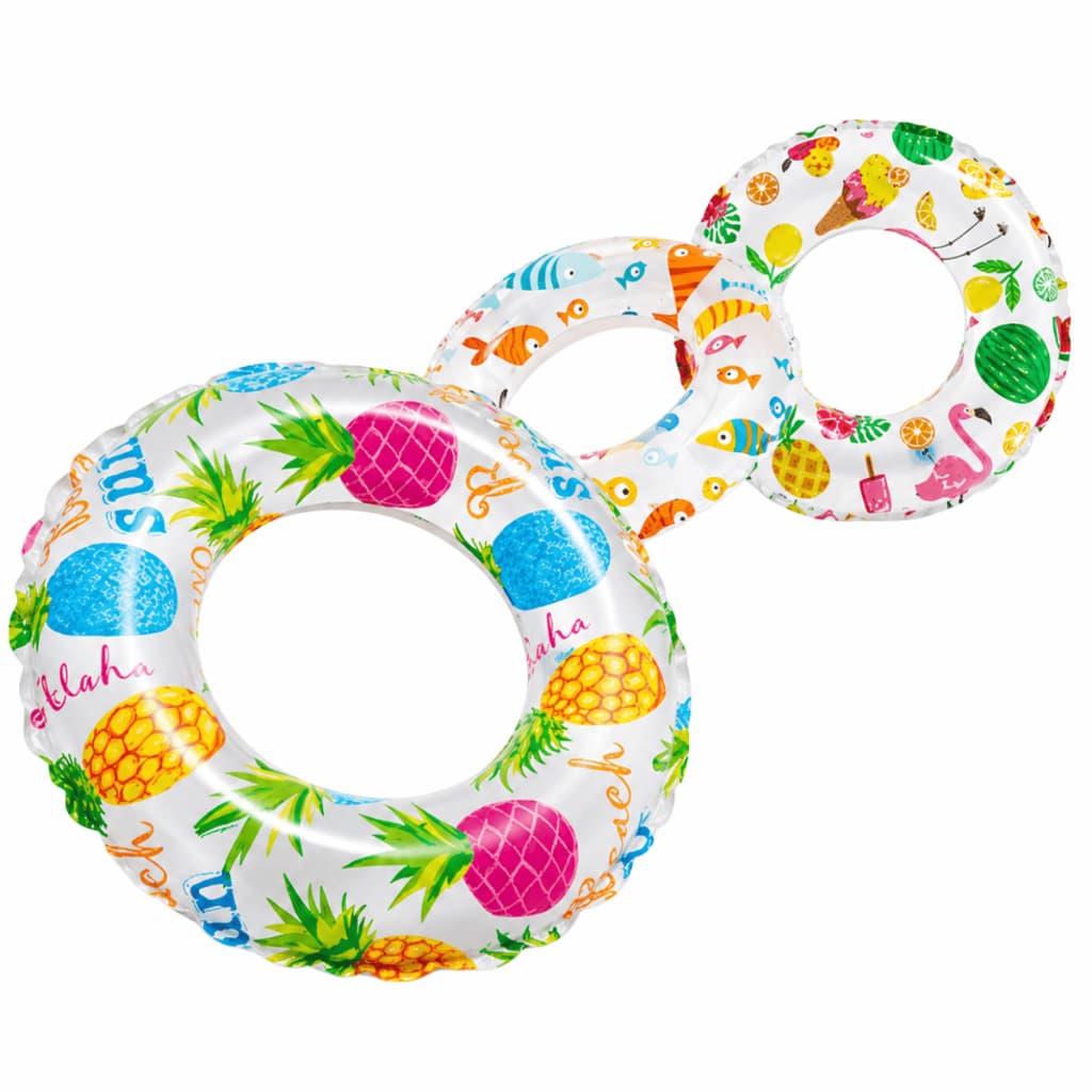 Bóia Infantil Inflável Intex 51cm Estampada Sortida Piscina Praia Criança 3 a 6 Anos Original