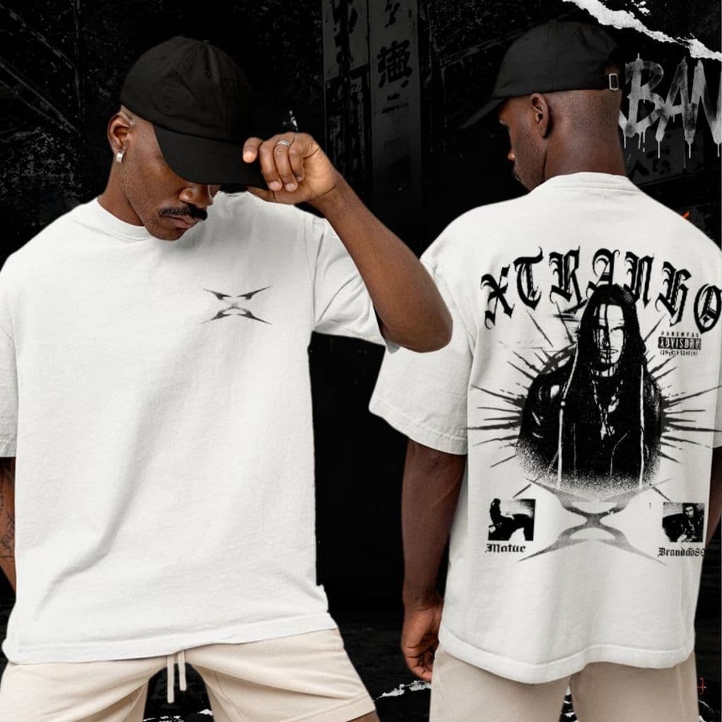 Camiseta Basica Oversized Algodão Estampa Trapper Rap Matuê Album Xstranho Lançamento Brasil 2025
