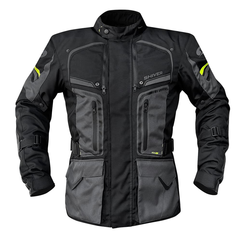 Jaqueta Moto Shiver Adventure Parka Impermeável Com Proteção C.E. 3 em 1 Big Trail Touring viagem forro removivel