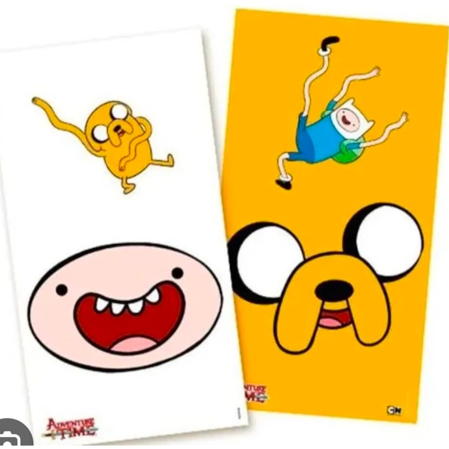 Sacola surpresa plástica com 8 unidades adventure time (hora da aventura ) para festas em geral