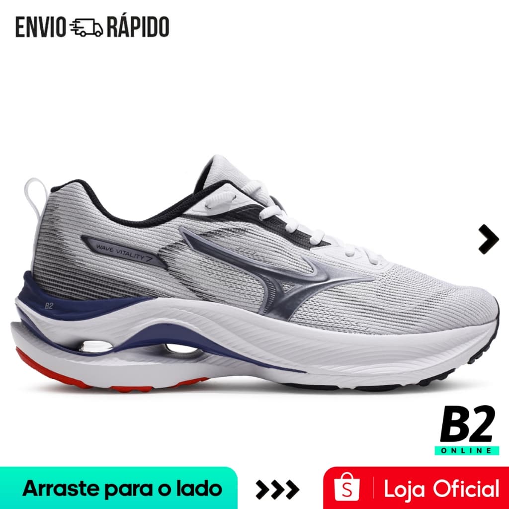 Tênis Mizuno Wave Vitality 7 Masculino Original com Nota Fiscal e Garantia