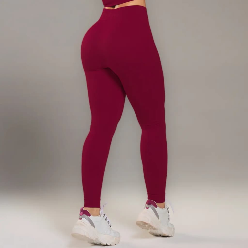 Calça Legging Versa Academia Fitness Zero Transparência