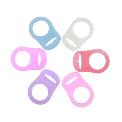 KIT C/3 Adaptador de chupeta sem alça MAM NUK LILLO de Silicone para Prendedor de Chupeta