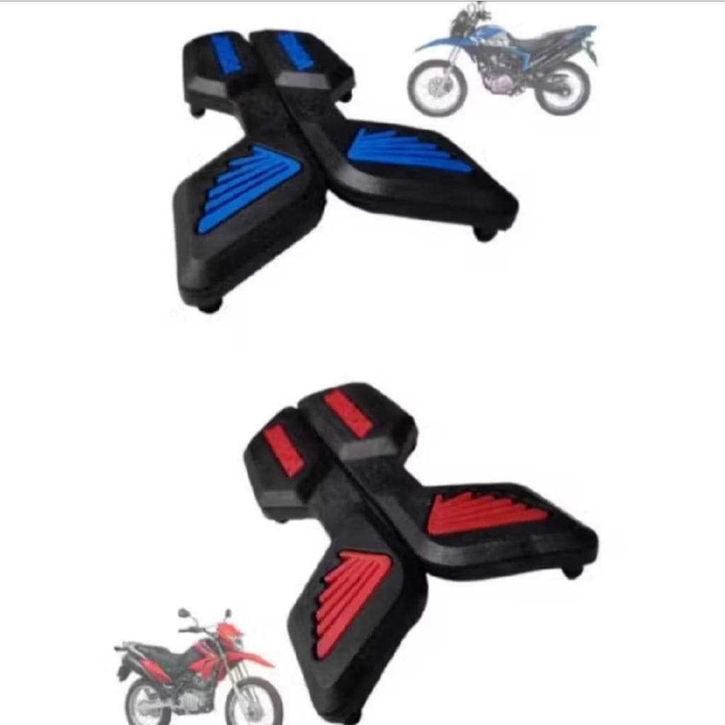 Borracha Bagageiro NXR BROS 125 150 160 e XRE 190 Par Personalizada