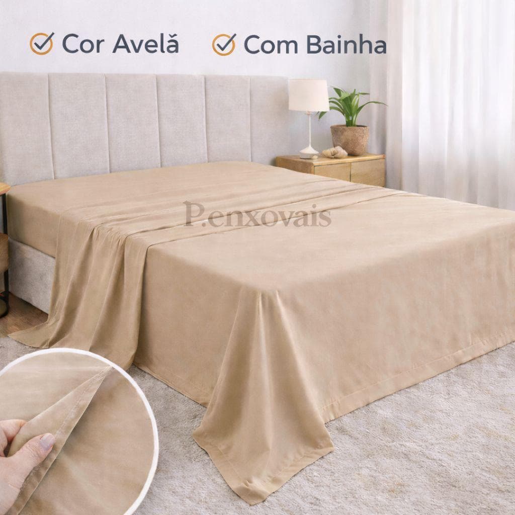 Lençol Sem Elastico Avulso Casal Queen Solteiro  Cama  Hospitalares  Clinicas  e  Pousadas  Promoçao