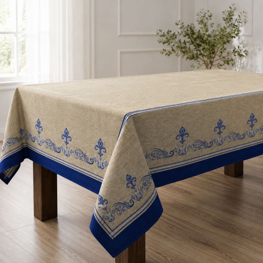 Toalha De Mesa 2 Metros Linhão Floral 6 Lugares Luxo Premium