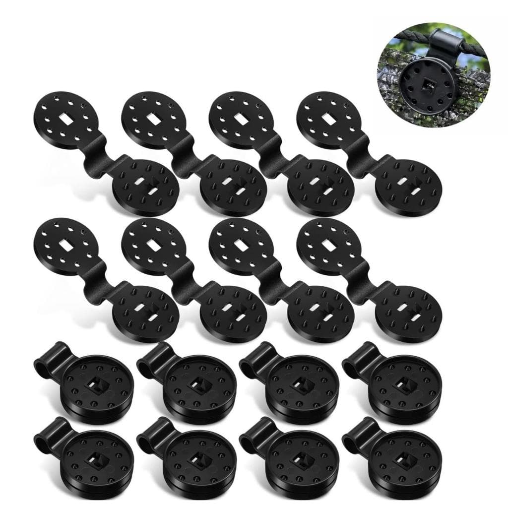 Kit 100 Presilhas Para Sombrite Tela de Sombreamento Fixador Para Toldos e Lonas Resistente