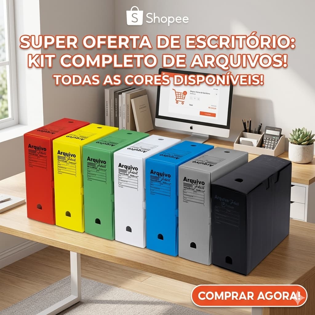 Arquivo morto novaonda com 5 unidades 250mm x 130mm x 350mm Polibrás