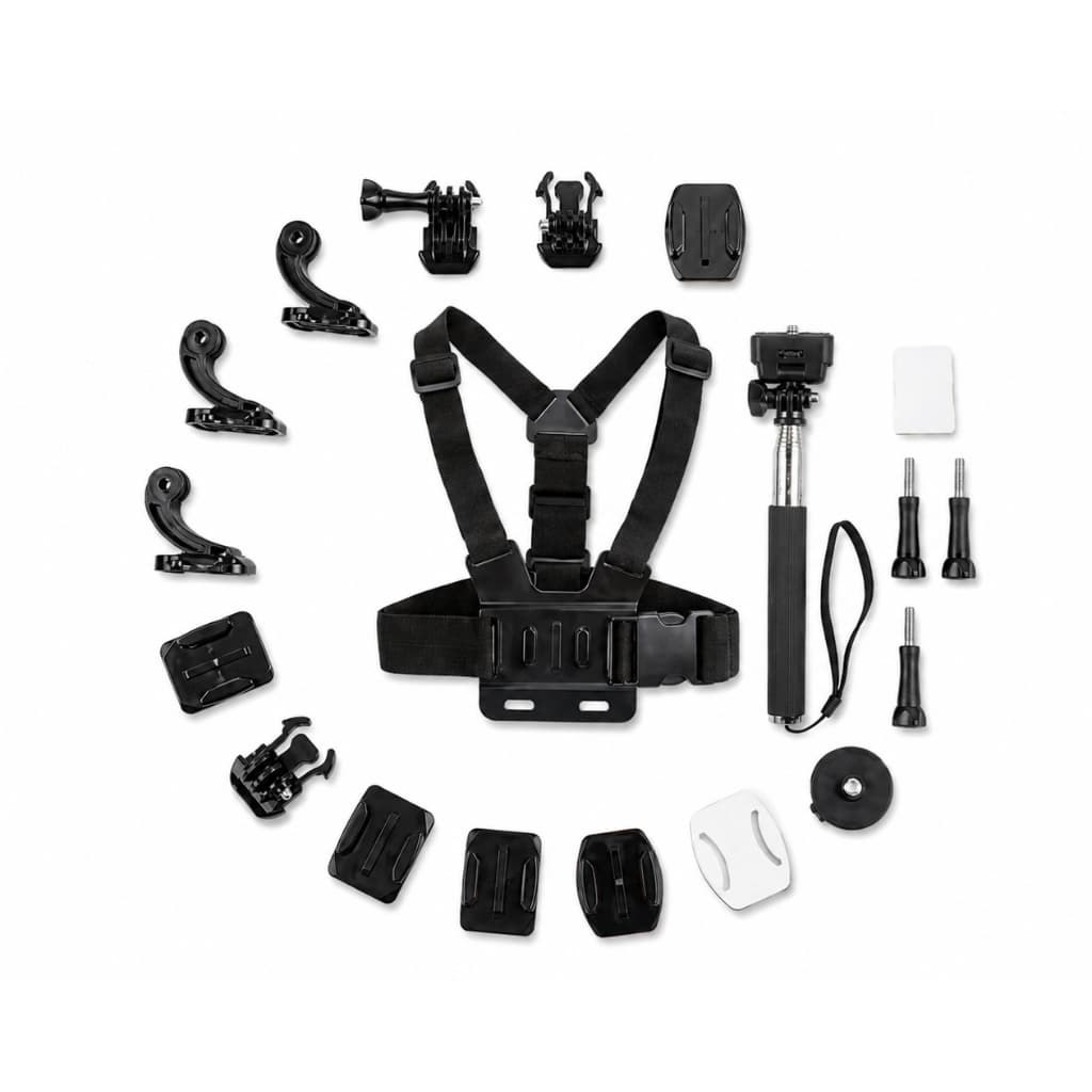 Suporte Peitoral para Celular e GoPro - Compatibilidade Universal e Ajuste Personalizável