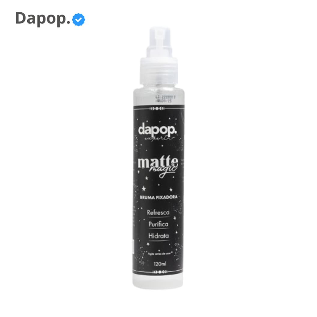 Bruma Matte Dapop Fixadora de Maquiagem Controle da Oleosidade Longa Duração