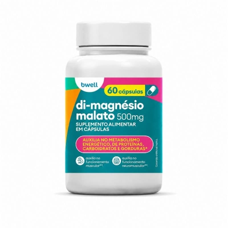 Suplemento Di-Magnésio Malato Bwell