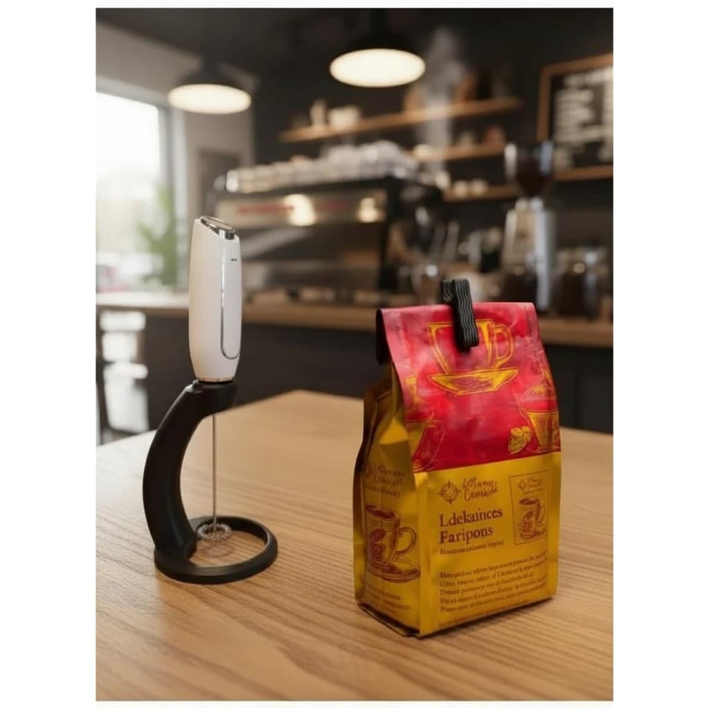 Café: Suporte mixer | Presilhas Embalagem/Saco | Organização Canto do Café