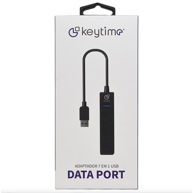 ADAPTADOR USB 7 EM 1 KEYTIME DATA PORT KYT00036