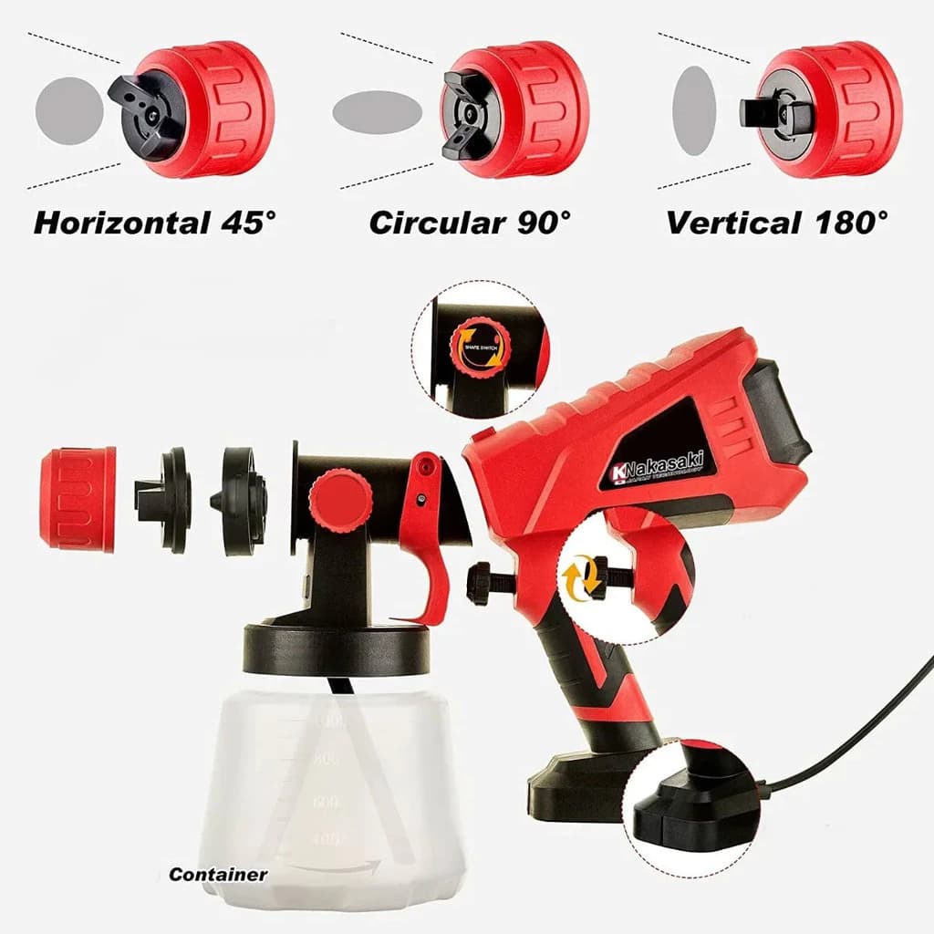 Pistola Elétrica Para Pintura Com Bico De Metal 900w Tecnologia de Ponta Promoção