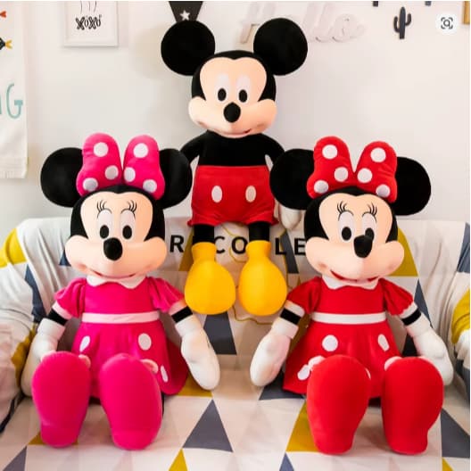 Pelúcia Mickey & Minnie Clássico 35cm