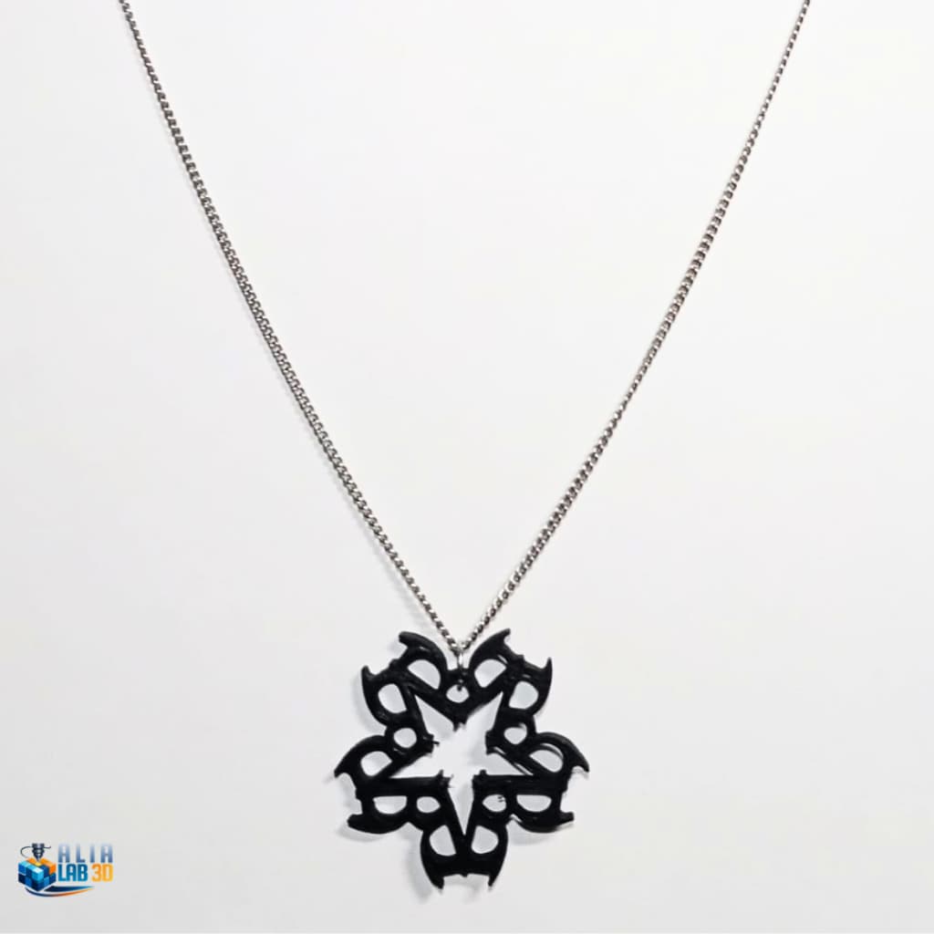 Corrente, colar Black Veil Brides - Pingente de rock