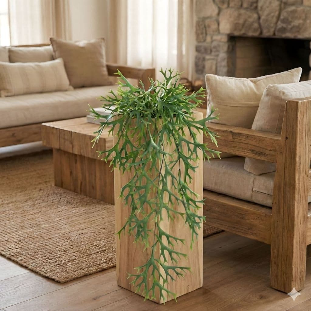 Kits para Escolher Buquês Folhas Pendentes Artificiais Decoração Suspensa Jardim Vertical