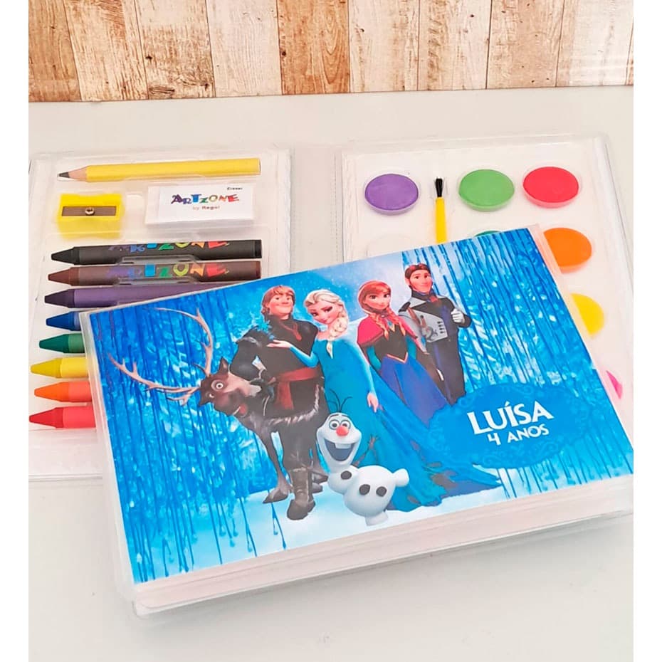 Estojo de Pintura PERSONALIZADO | Tema da sua festa | Lembrancinha Personalizada