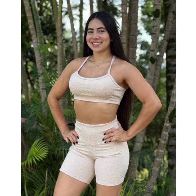 Conjunto Feline | Conjunto Animal Print | Conjunto de Onça | Conjunto Fitness Onça | Conjunto Academia