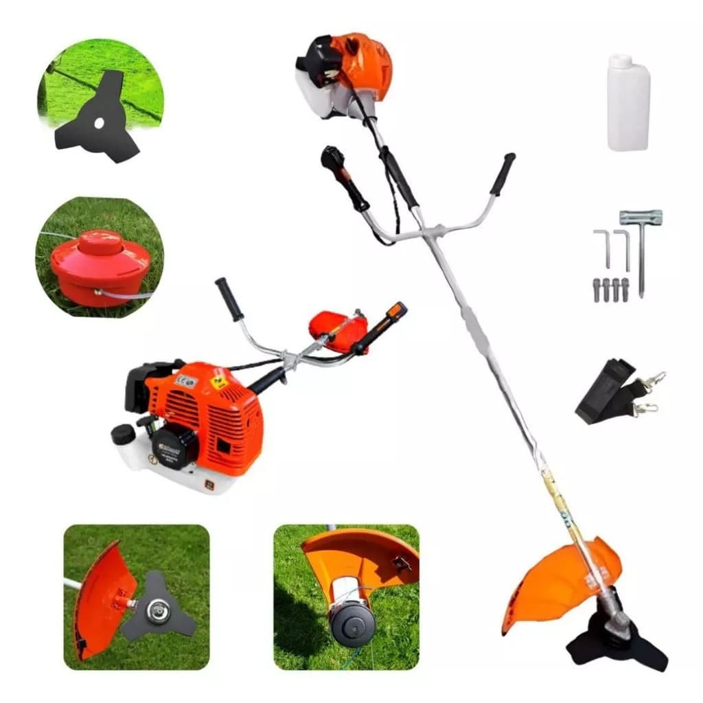ROÇADEIRA A GASOLINA NAKASAKI 75CC – POTÊNCIA PROFISSIONAL PARA LIMPEZA DE TERRENO 🔥🌿