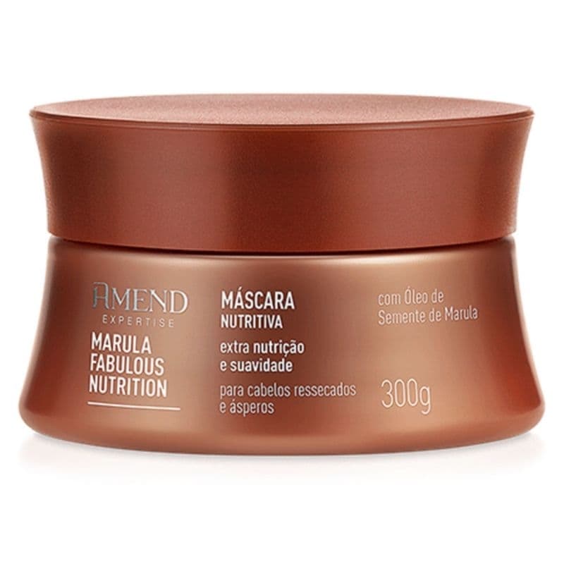 Máscara Capilar Nutritiva Amend Expertise Marula Fabulous Nutrition 300g