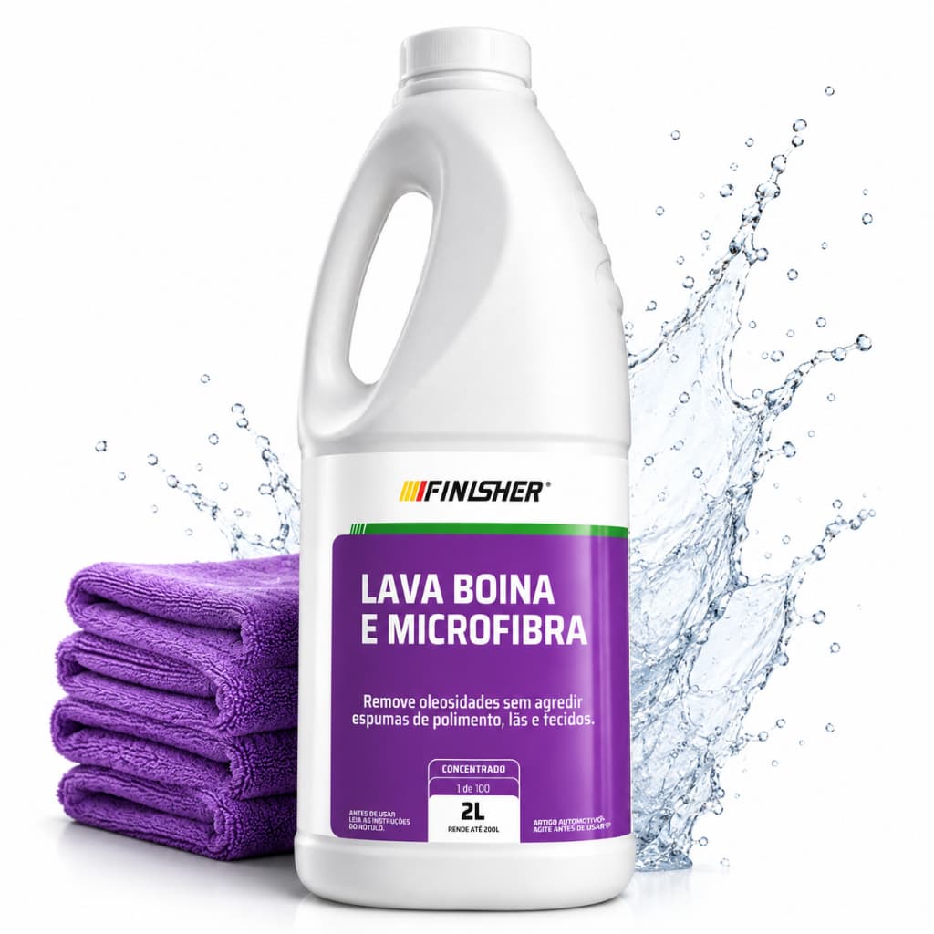 Finisher Lava Boinas e Microfibras 2 Litros