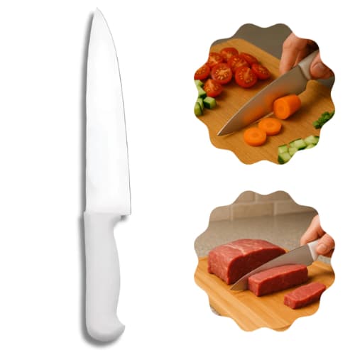 FACA PREMIUM ROMA 6'' INOX Cozinha Churrasco Carne Culinária 26,8cm