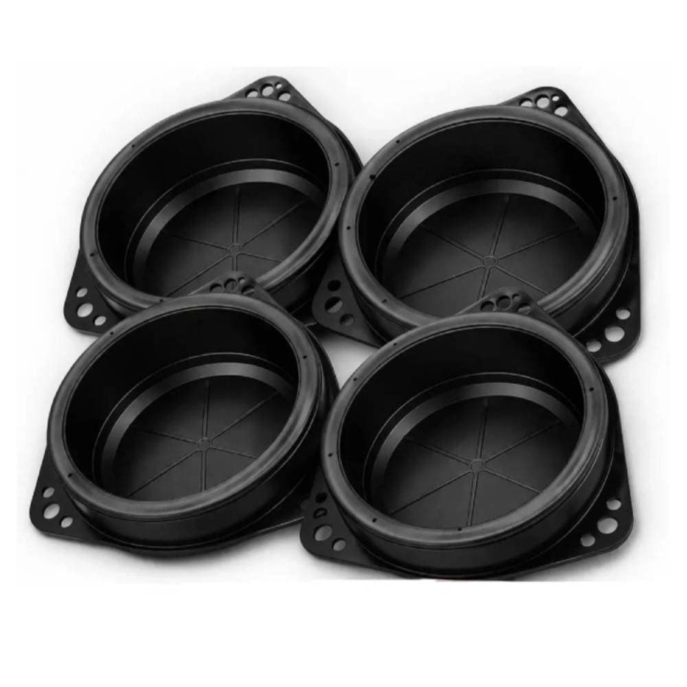 4 Aro Adaptador Closed Box Para Alto Falante Par 6 Polegadas