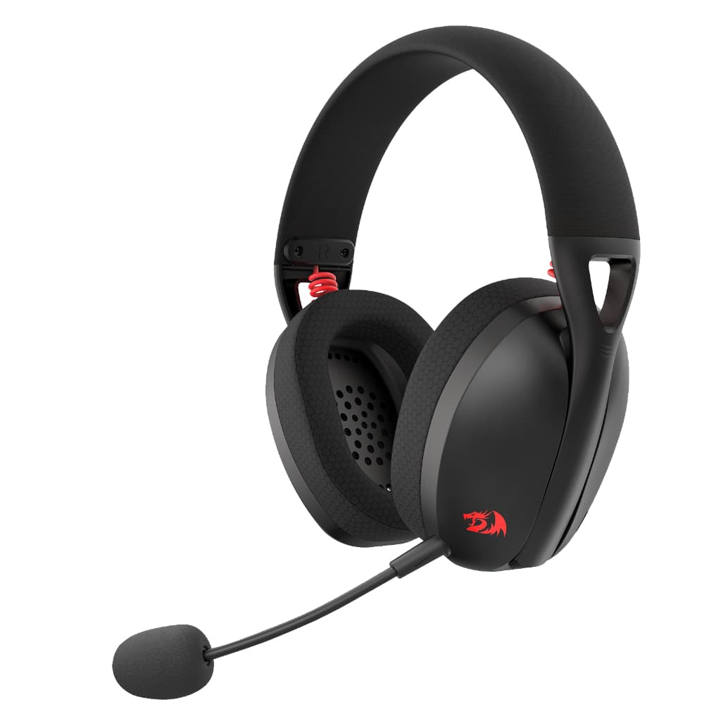 Headset Gamer Redragon Ire Pro 2.4GHz Bluetooth Sem Fio Preto