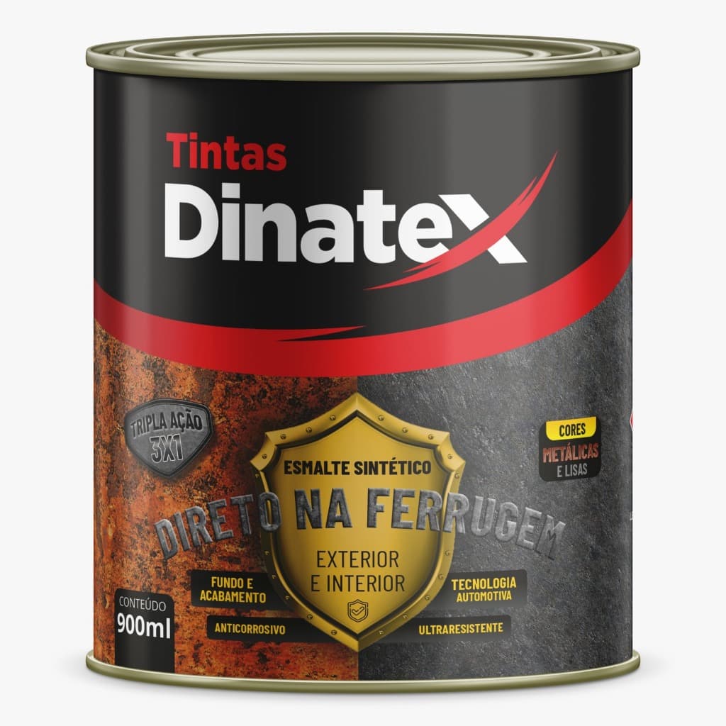 ESMALTE DIRETO NA FERRUGEM DINATEX 900ML
