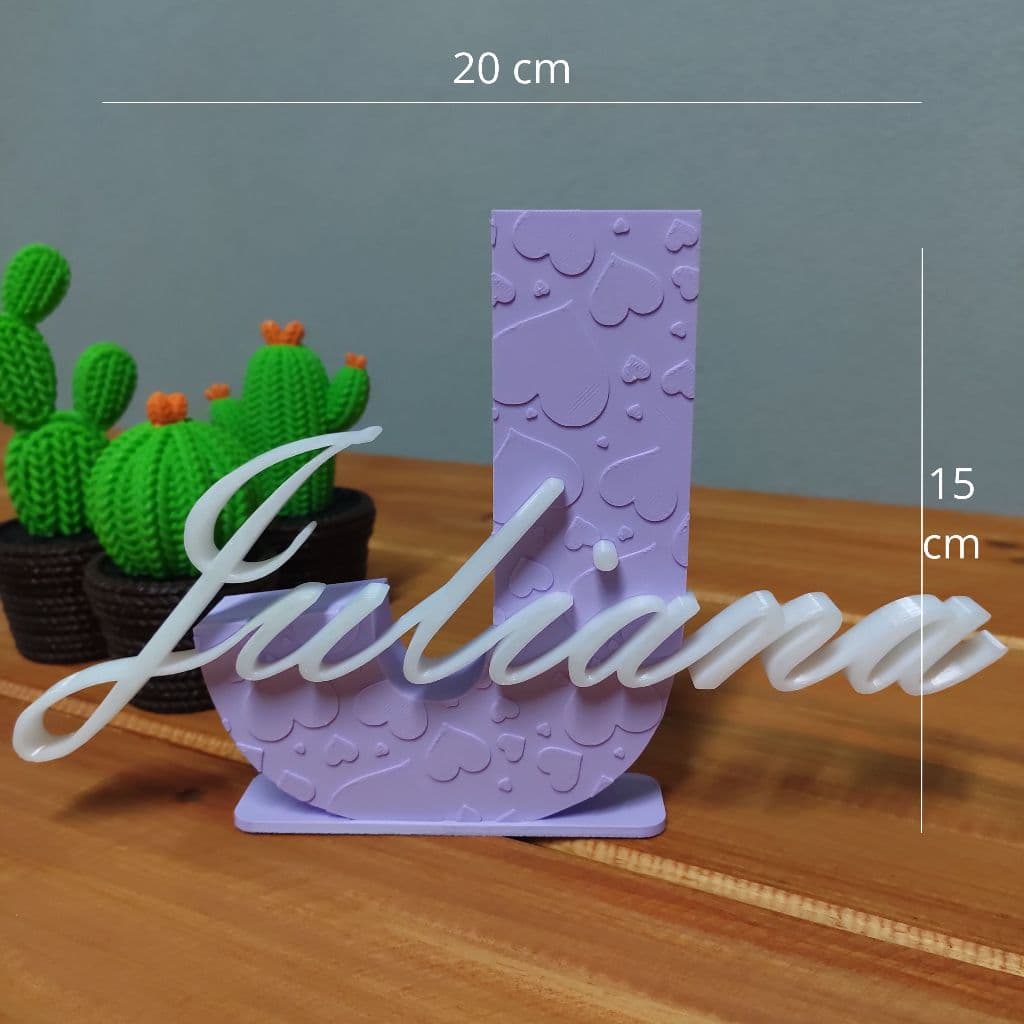Nome Decorativo Personalizado | Decoração Infantil e Quarto Bebê