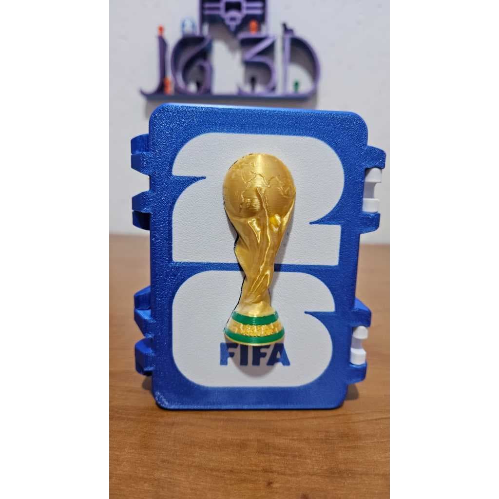 Caixinha para figurinhas inspirada na Copa 2026