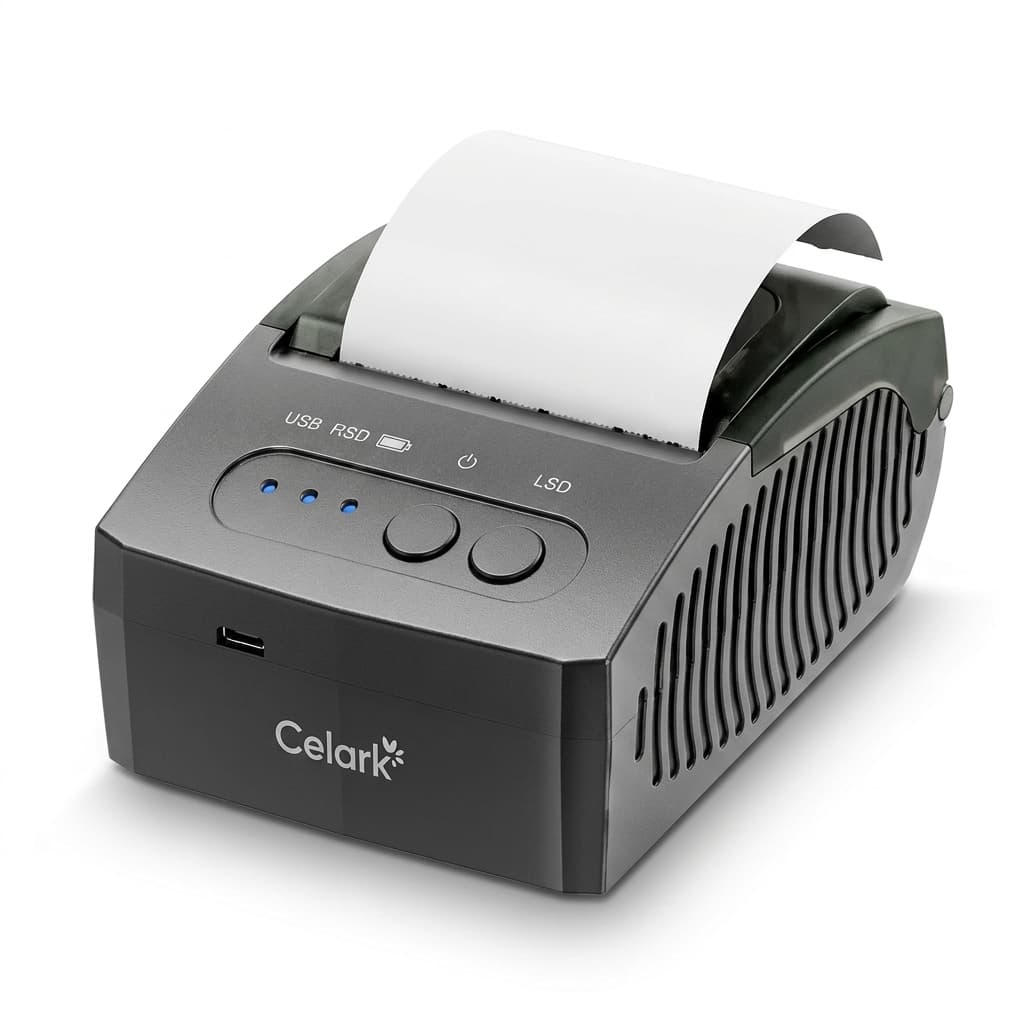 Mini Impressora Térmica Bluetooth 203dpi Portátil USB Sem Fio cupom Não fiscal Para Ifood 99 Keeta