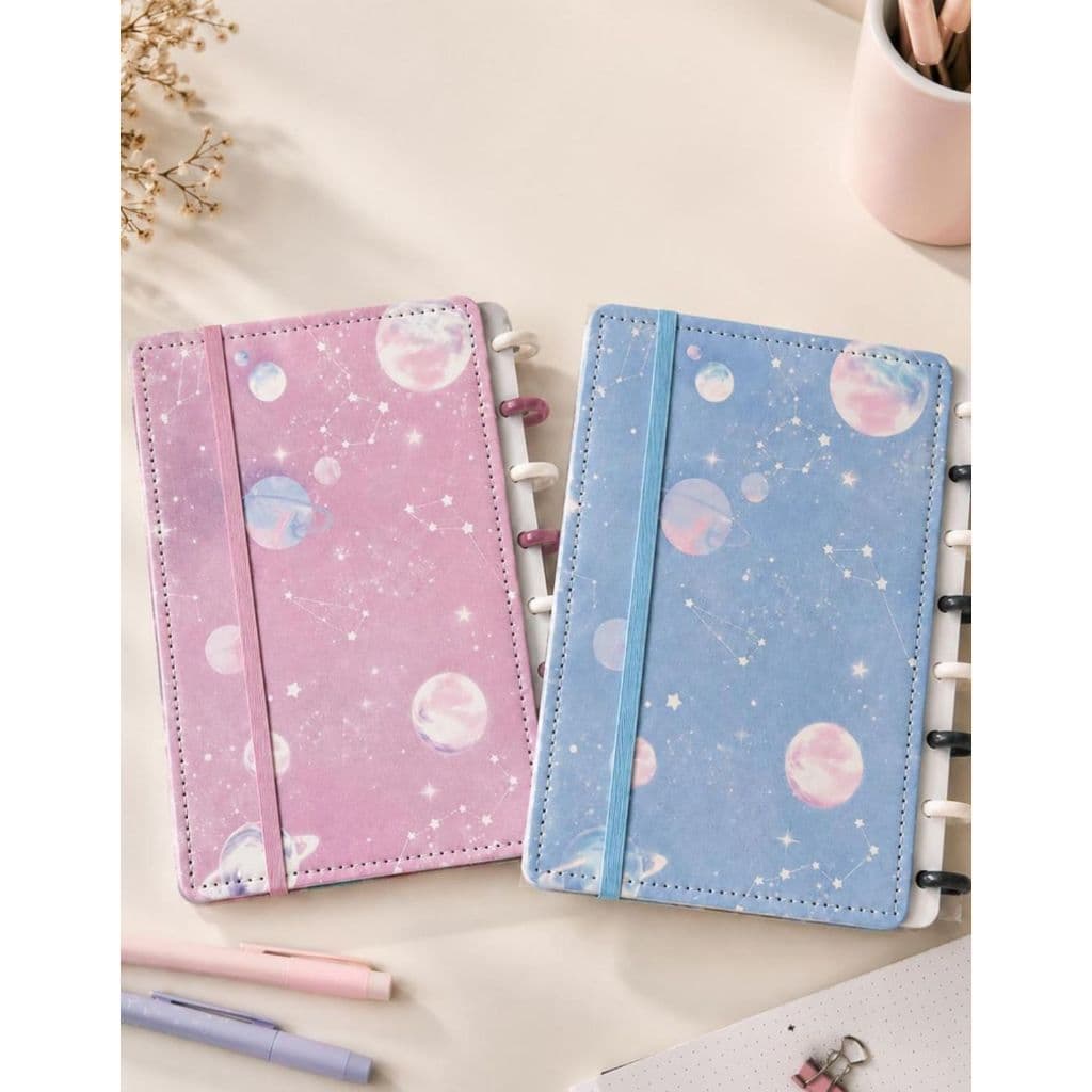 Caderno De Disco A5 Estampado 80 Folhas Escolar Dia a Dia Agenda Diário Planner Anotações Faculdade
