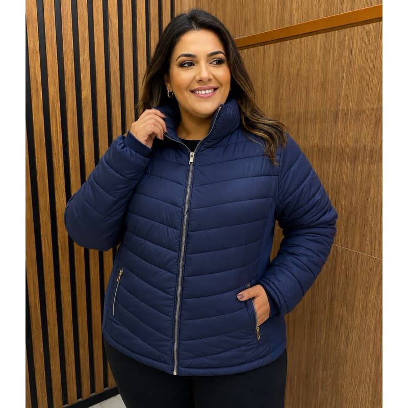 Jaqueta Feminina Plus Size Básica | Confortável