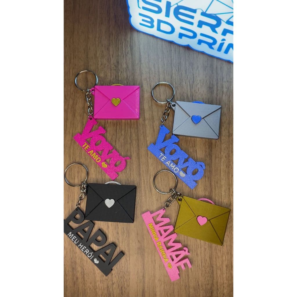KIT COM 2 Chaveiro envelope COM FOTO| chaveiro lembrancinha
