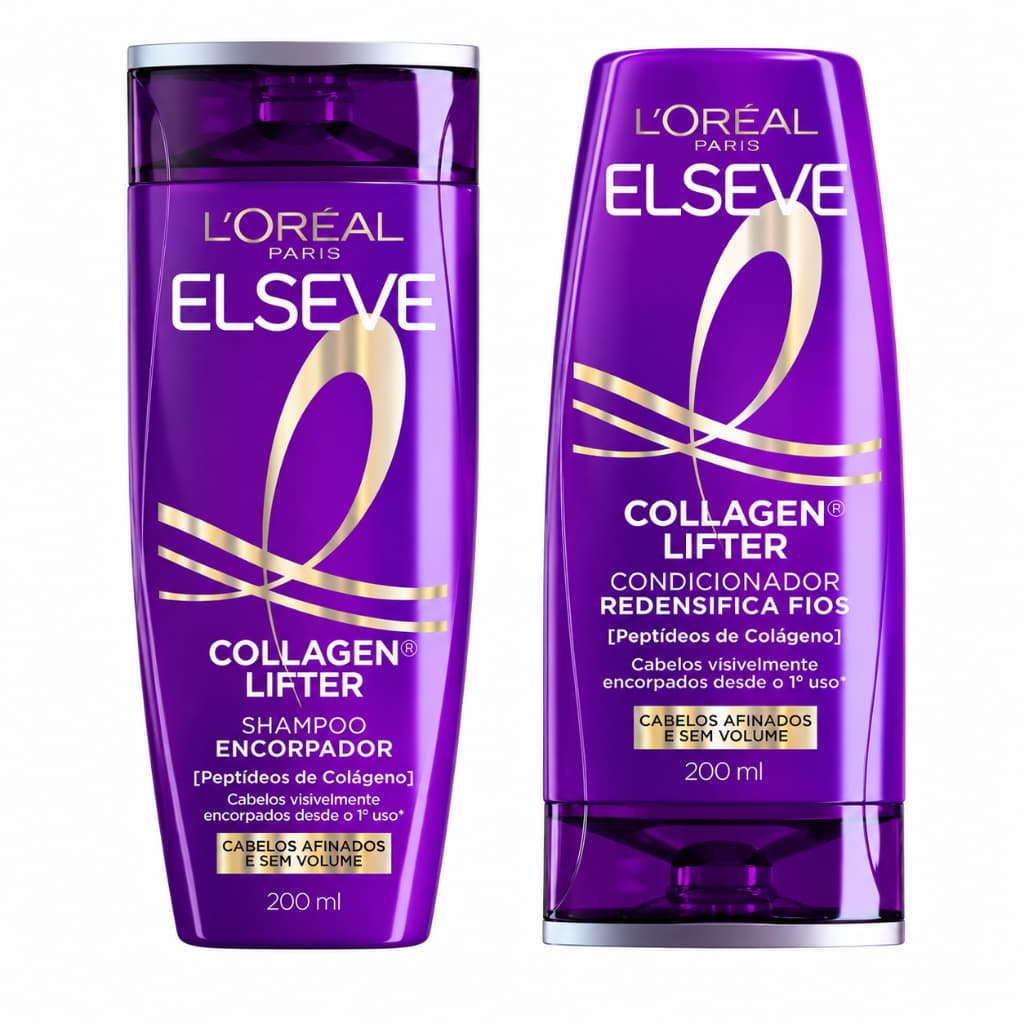 Kit Elseve Collagen Lifter Shampoo 200ml + Condicionador 200ml