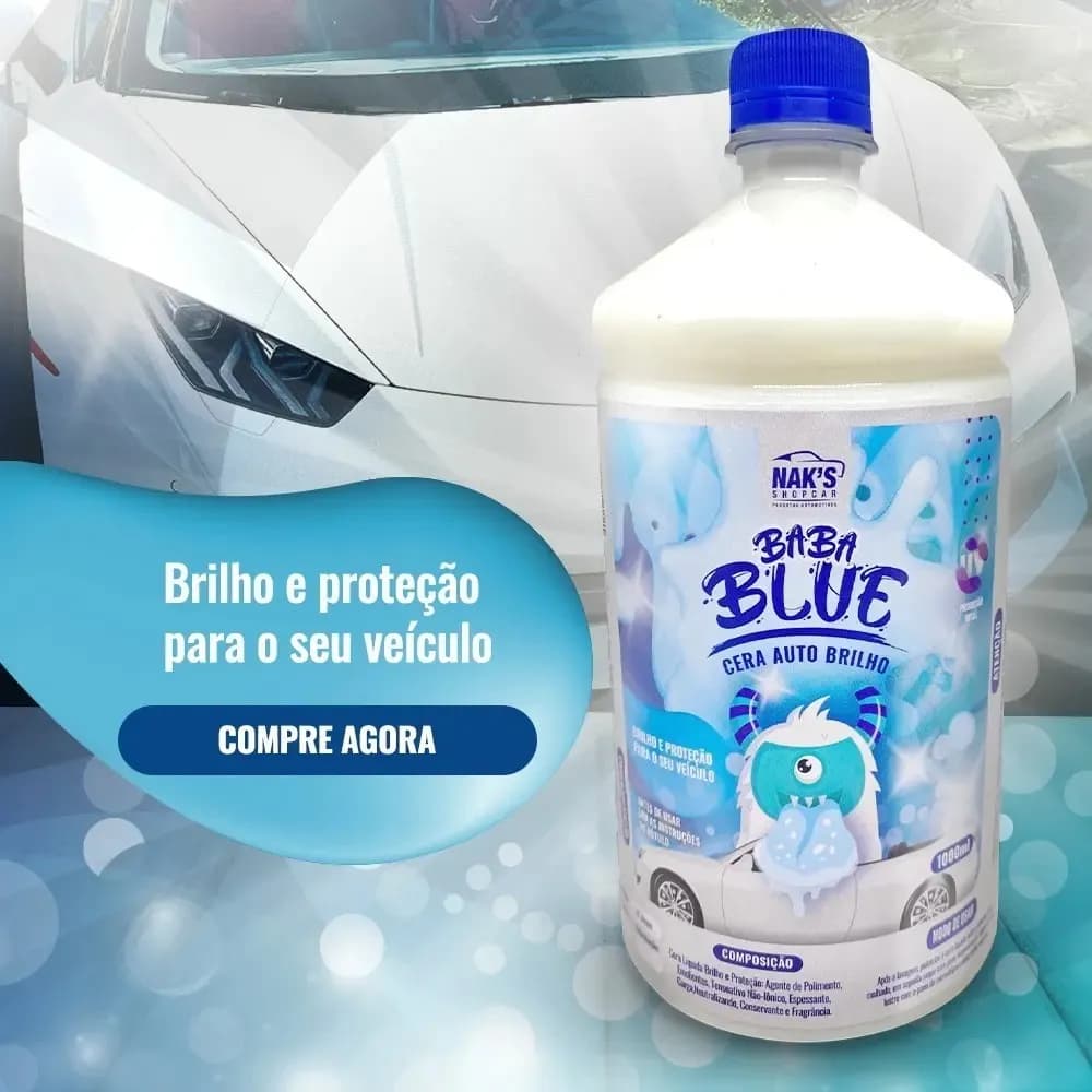 Cera Para Carros Liquida Revitalizadora Brilho Intenso e Proteção 1 Litro