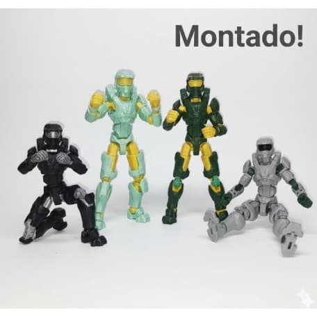 Boneco Articulado Dummy 13 Robô Futurista Action Figure Colecionável Geek