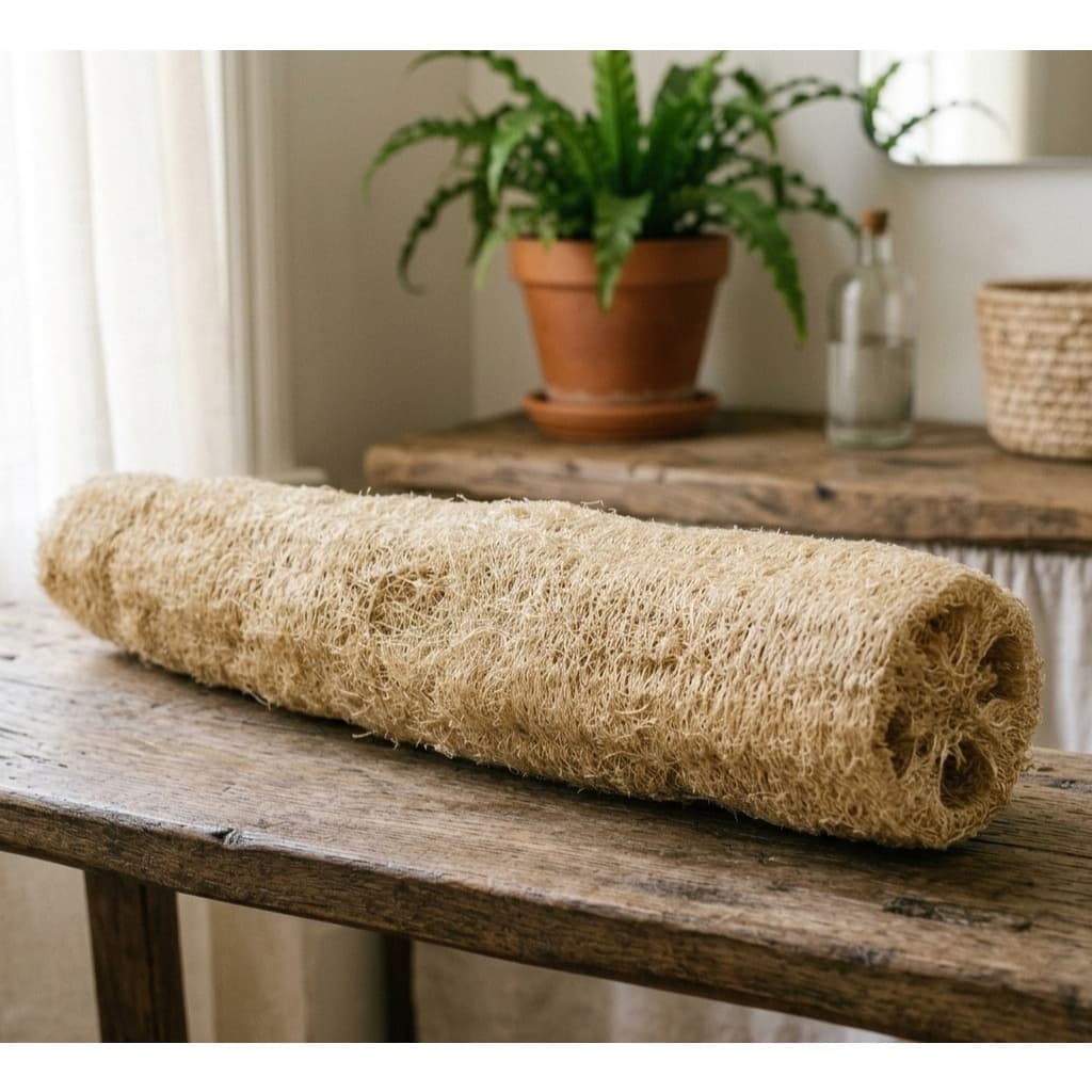 Bucha Vegetal Inteira 60cm 100% Natural Para Higiene Pessoal Limpeza em Geral