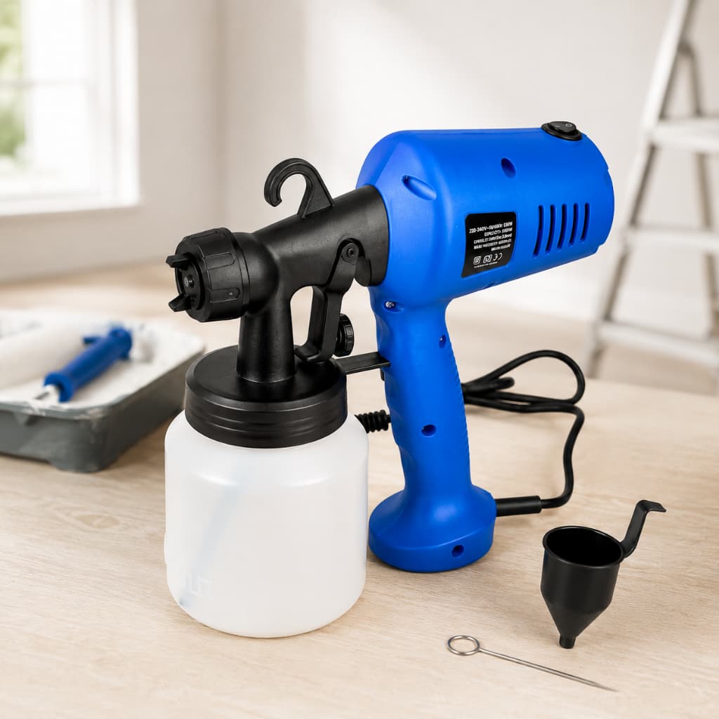 Pistola De Pintura Elétrica Pulverizador Tinta 400w 800ml