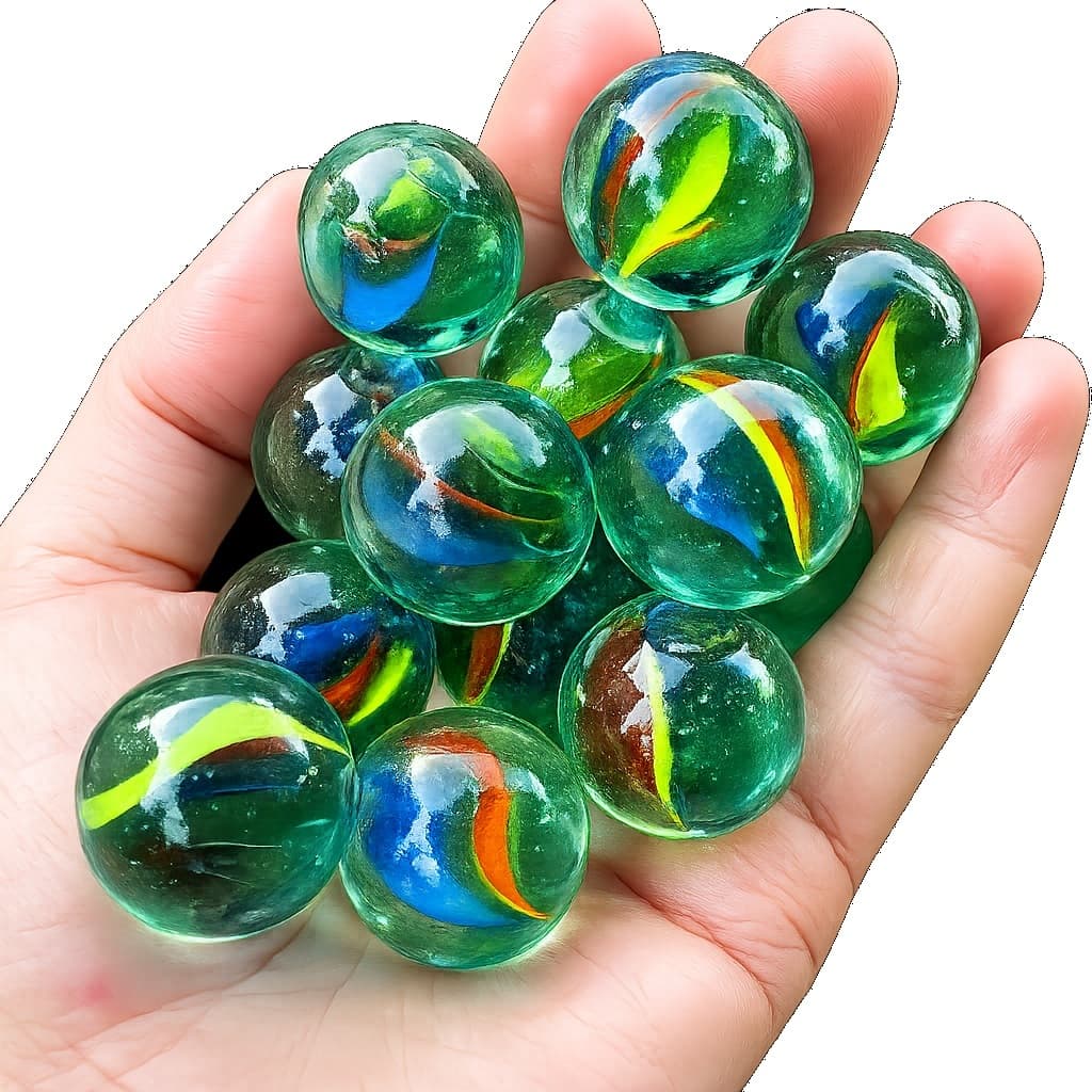 Kit 20 Bolão Gude América Bola Bolinha Bolica fubeca Peteca Birosca Vidro Escalda pés Retrô Decoração Aquário
