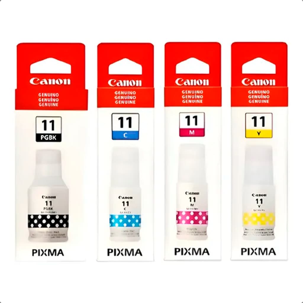 Kit Garrafas de Tinta Linha GI-11 Canon CANON