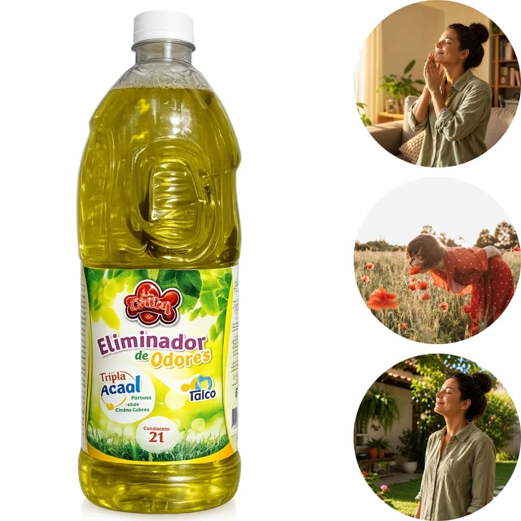 Eliminador de Odores 2L Talco para Casa com Pets  Limpa Perfuma e Neutraliza Mau Cheiro
