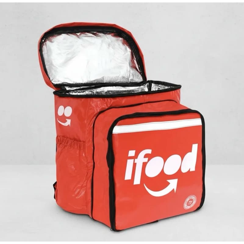 Mochila Bag IFOOD Motoboy Entrega Original Usada