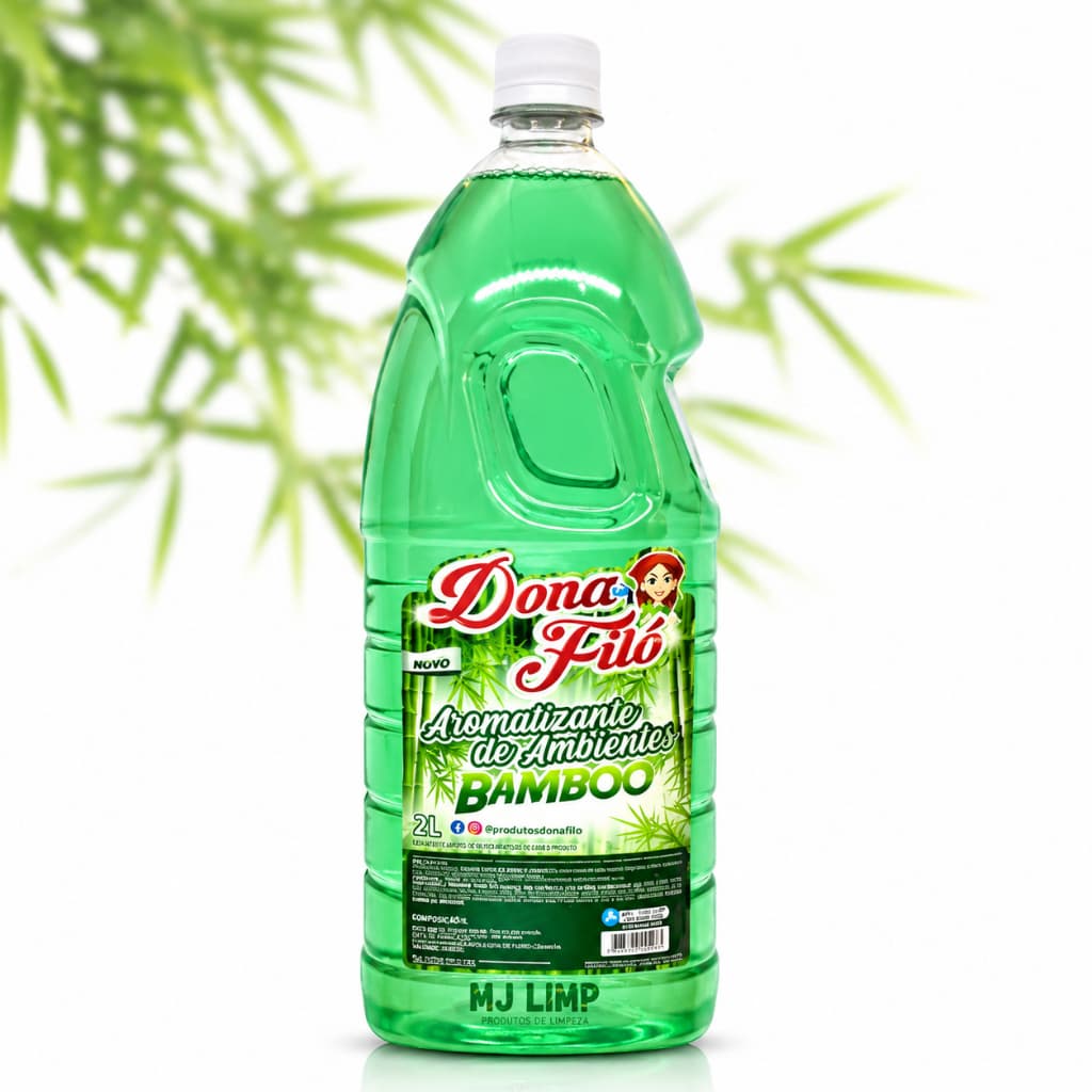 Aromatizador de Ambiente Bamboo 2 Litros – Aromatizante Perfumado de Longa Duração Dona Filó