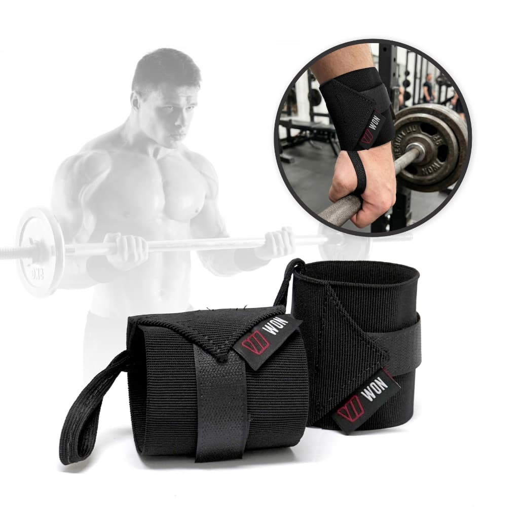 Par Munhequeira Protetor de Pulso Para Musculação Treino Academia Crossfit Treino Funcional