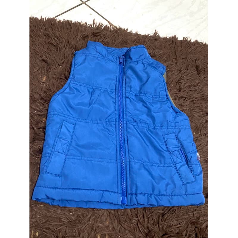 Colete azul infantil masculino bambini tamanho 01 ano, colete charmoso pras crianças