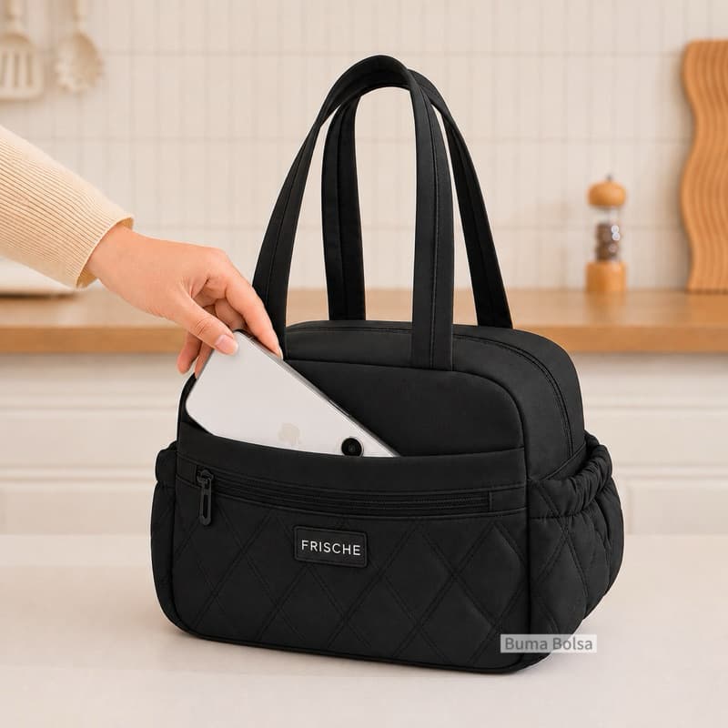Bolsa Térmica Lancheira Grande Capacidade Para Trabalho Escola Passeio