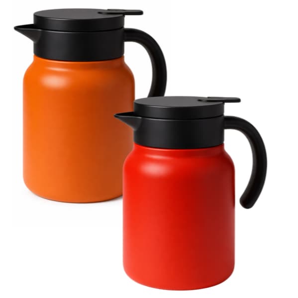 Garrafa Térmica 1L em Aço Inox com Tampa e Alça Resistente